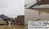 Banjir Rendam Desa Karangligar Karawang, Rumah Panggung KDM hingga Sekolah Terendam Lebih 3 Meter