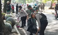 Menjaga Kebersihan dan Kenyamanan Fasilitas Umum, Polres Tasikmalaya Kota Bersih-Bersih di Kompleks Olahraga Dadaha