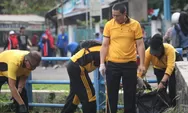 Bangun Soliditas dan Kepedulian Lingkungan, Kapolres Tasikmalaya Kota Gelar Aksi Bersih Obyek Wisata Situ Gede