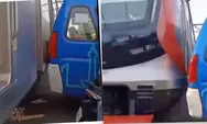 Detik-detik angkot hampir tertabrak kereta di Jembatan Besi, Tambora Jakarta Barat