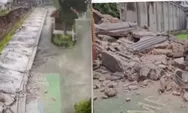Tembok roboh SMPN 182 Jakarta di Kalibata, Dinding Rumah Ambruk Timpa Area Sekolah