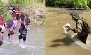 Siswa di SD Negeri Terpencil Bainaa Barat Parigi Moutong Pilih Jembatan daripada MBG
