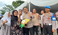 Ringankan Beban Warga Desa di Bulan Ramadan, Polres Tasikmalaya Gelar Gerakan Pangan Murah di Singaparna