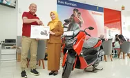 Pelanggan Telkomsel Menang Undian SIMPATI HOKI, ASN Kuningan Ini Bawa Pulang Sepeda Motor All New NMAX 155