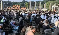 Sholat Idulfitri Muhammadiyah di Tasikmalaya Berlangsung Khidmat, Ribuan Jemaah Padati Dadaha