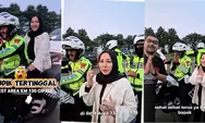 Seorang Istri Tertinggal di Rest Area Cipali saat Mudik Lebaran 2026, Begini Aksi Polisi Mengantarnya ke Keluarga
