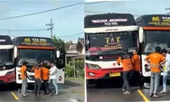Kronologi Senggolan Bus di Kediri Berujung Keributan Awak Bus, Simpang Branggahan Sempat Memanas