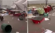 Angin Kencang Terjang Gading Serpong: Tenda Bazar Roboh Hingga Dagangan UMKM Berhamburan, Viral di Medsos!
