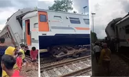 KA Bangunkarta Anjlok di Stasiun Bumiayu, Jalur Lintas Selatan Jawa Lumpuh Total dan Rute Kereta Dialihkan