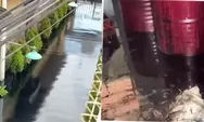 Bukan Cokelat, Banjir di Cemani Sukoharjo Mendadak Hitam Legam, Warga Geger Temukan Cairan Pekat