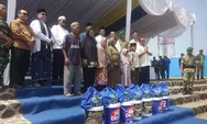 Kolaborasi Kemendes, TNI dan Swasta 1.100 Warga Terima Bantuan, 100 Masjid Dipercantik