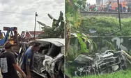 Tragedi Maut di Grobogan, Mobil Rombongan Pengantar Haji Hancur Tertabrak KA Argo Bromo, 4 Korban Tewas