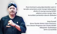Sembilan Kandidat Berebut Kursi Komisaris BUMD Tasikmalaya, Siap Jalani Uji Kelayakan OJK