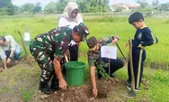 Aksi Nyata HUT ke-27 Kabar Priangan, Gandeng Dandim 0612/Tasikmalaya Tanam Pohon di SLBN Bungursari