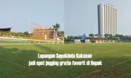 Wisata Kota Depok Punya Spot Jogging Gratis, Lapangan Sepakbola Kukusan Jadi Favorit Pelari Pagi