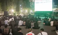 Nobar Piala Dunia 2026 di Ciamis Jadi Berkah bagi UMKM, Alun-Alun Taman Raflesia Dipadati Ribuan Warga