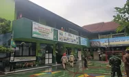 SDN Citapen Kota Tasikmalaya Terbakar, Api Melalap Lantai Dua Diduga akibat Korsleting Listrik