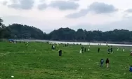 Rumput Hijau Situgede Jadi Magnet Wisatawan, Area Wisata Situgede Ramai Meski Air Surut