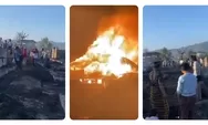 Kronologi Kebakaran Kampung Adat Sade Lombok, 129 Rumah Hangus dan 320 Warga Terdampak