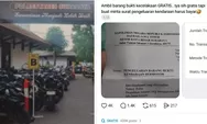 Viral Warga Diminta Rp1 Juta saat Ambil Motor Barang Bukti di Surabaya, Polisi Tegaskan Gratis