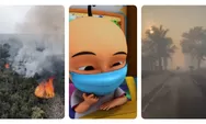 Karhutla Kalimantan dan Sumatera Picu Jerebu di Malaysia, Upin dan Ipin Ikut Serukan Warga Pakai Masker
