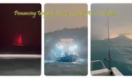 Ombak Mendadak Besar, Pemancing Ungkap Momen Mencekam Saat Saksikan Erupsi Gunung Anak Krakatau di Selat Sunda