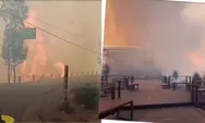 Kebakaran Gunung Bromo Meluas ke Jemplang, Pengunjung Bromo Hillside Panik Saat Api Mendekat