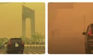 Kabut Asap Palangka Raya Kembali Pekat, Warga Keluhkan ISPA hingga Ramai Datangi Ruang Oksigen