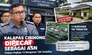 Kalapas Cibinong Dipecat, 13 Bangunan Tak Terdaftar
