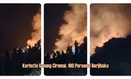 Karhutla Gunung Ciremai di Kuningan Belum Tuntas, 100 Personel Dikerahkan dan Helikopter Water Bombing Disiapkan