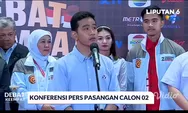 Gibran Soal Debat: Ofensif atau Tidak Itu Saya Kembalikan ke Pemirsa