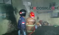 Diduga Akibat Puntung Rokok, Fasum SD Islam Sabilillah Cukir Jombang Terbakar