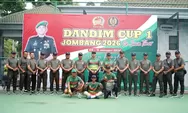 Dandim 0814 Jombang Buka Turnamen Tenis Dandim Cup I 2026 Tingkat Jatim