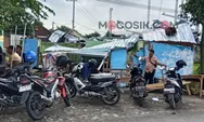 Camat Mojoagung Bersama BPBD Jombang Cek Lokasi Warung Roboh Akibat Angin Puting Beliung