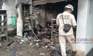 Diduga Dipicu Percikan Listrik Saat Tuang Bensin, Toko di Ploso Jombang Ludes Terbakar