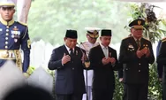 Prabowo Jadi Inspektur Upacara, Pimpin Prosesi Pemakaman Almarhum Try Sutrisno dengan Khidmat