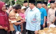 Bupati Warsubi Santuni 40 Anak Yatim Bersama PSS Jombang, Imbau Jaga Ketertiban