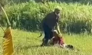 Kakek Pencari Rumput Dibacok Anjal di Perak Jombang, Pelaku Babak Belur Dimassa Warga
