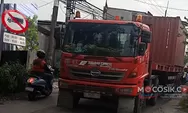 Kontainer Bebas Melintas di Jam Sibuk, Warga Sidoarjo Sebut Aturan Diduga Hanya Formalitas
