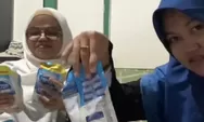 Momen Warga Unboxing Bingkisan dari Open House Prabowo, Ada Sekaleng Biskuit, Tumbler, hingga Sembako