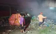 TPS Mojowarno Jombang Terbakar, Warga Sigap Padamkan Api dalam 15 Menit