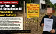 Abaikan Tindakan Korektif, Pelapor Imam Syafi'i Desak Ombudsman RI Segera Sanksi Pemkab Sidoarjo