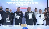 Polda Jatim Musnahkan 22 Kg Kokain, Surabaya Masuk Zona Hitam Narkoba