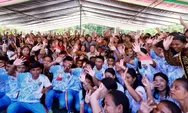 Momen Prabowo Menyanyi Bersama Anak-anak di Pulau Miangas, Wilayah Terluar Indonesia