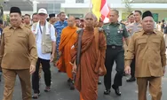 Simbol Toleransi, Bupati Jombang Sambut 57 Bhikkhu Lintas Negara Walk for Peace 2026