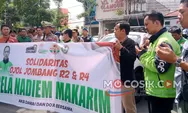 Gelar Aksi di PN dan Kejari, Ratusan Driver Ojol Jombang Tuntut Pembebasan Nadiem Makarim