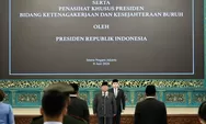 Prabowo Lantik Pimpinan Baru BGN dan Penasihat Khusus Presiden Bidang Ketenagakerjaan