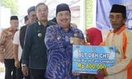 Bupati Warsubi Serahkan BLT DBHCHT 2026, Sebanyak 11.720 Pekerja di Jombang Terima Bantuan Rp800 Ribu