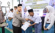 Kapolres Jombang Serahkan Beasiswa untuk 29 Putra-Putri Personel Polri Berprestasi