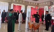 Bupati Warsubi Lantik Pusoko Jadi KDAW Desa Sumberteguh Jombang